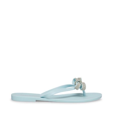 Mint Steve Madden Leanne Women's Flip Flops | PH 3162MAU